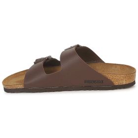 Birkenstock Arizona Birko Flor Nubuck Stone Kahverengi Erkek Terlik