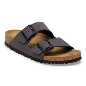 Birkenstock Arizona Birko Flor Nubuk Gri Unisex Terlik