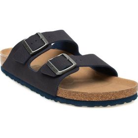 Birkenstock Arizona BS Çift Bantli Vegan Lacivert Erkek Terlik