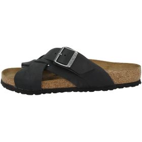 Birkenstock Arizona BS Siyah Deri Erkek Terlik