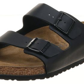 Birkenstock Arizona BS Siyah Deri Erkek Terlik