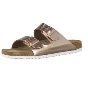 Birkenstock Arizona BS Soft Foothed Hardal Çift Toka Erkek Terlik