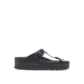 Birkenstock Gizeh 1026874 Siyah Kadın Deri Terlik