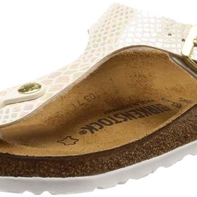 Birkenstock Gizeh Birko Flor Donna İnci Beyaz Kadın Sandalet