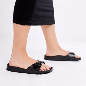 Birkenstock Madrid 128163 Siyah Kadın Terlik