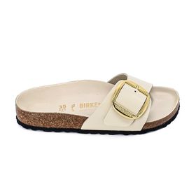Birkenstock Madrid Big Buckle 1025298 Ekru Kadın Terlik