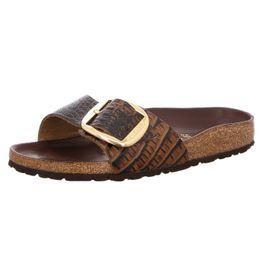 Birkenstock Madrid Big Buckle Kahverengi Kadın Terlik