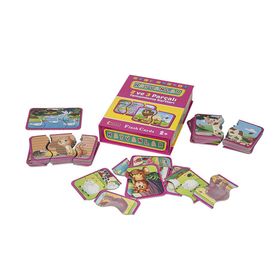 Birlik HAY1185 Diy-Toy 2 ve 3 Parçalı Hayvanlar Tamamlama Kartları