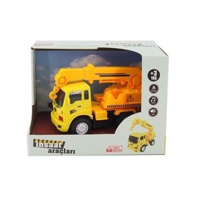 Birlik Oyuncak 012-003 Şehrin İnşaat Araçları Pilli Sürt Işıklı Vinç
