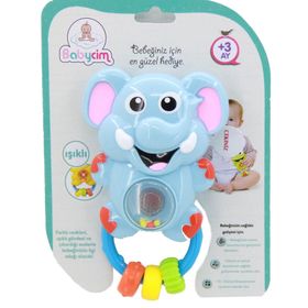 Birlik Oyuncak WD-3661A Babycim Fil Çıngırak Sesli Işıklı