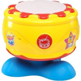 Birlik Toys Pilli Işıklı Sesli Müzikli Sarı Kaya Davul