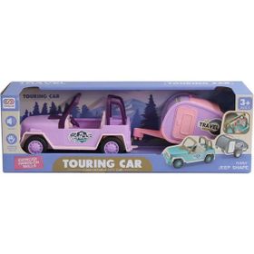 Birlik Toys SS113A-SS113C Çekme Karavan Sesli Safari Araba