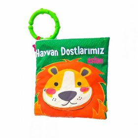 Birlik Toys URT003-14 Babycim Hayvanlar Kumaş Kitap