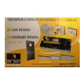 Birsan BRS 101-STD Cam Kapı Hidrolik Motor Standart Detaylı Yer Hidroliği