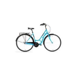Bisan Ambiance 51 cm V 28 Jant 3 Vites Mavi Siyah Kadın Şehir Bisikleti