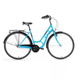 Bisan Ambiance 51 cm V 28 Jant 3 Vites Mavi Siyah Kadın Şehir Bisikleti