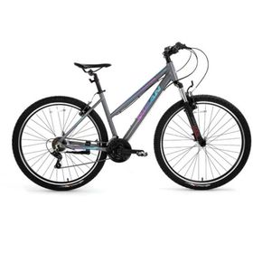 Bisan Athena 26V 43 cm Metalik Gri Mavi Dağ Bisikleti