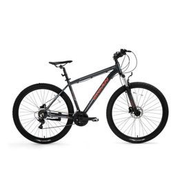 Bisan Atlas 27.5 V Fren 48 cm Parlak Gri Kırmızı MTB Dağ Bisikleti