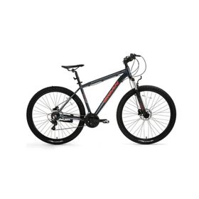 Bisan Atlas 29 V Fren 48 cm Parlak Gri Kırmızı MTB Dağ Bisikleti