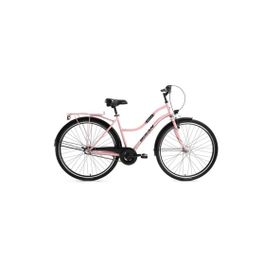 Bisan Bella 34 cm V 24 Jant 3 Vites Pudra Pembe Siyah Kadın Şehir Bisikleti