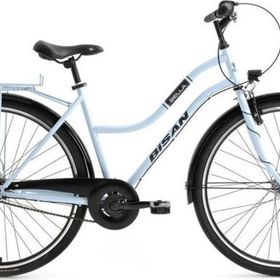 Bisan Bella 46 cm V 28 Jant 3 Vites Buz Mavi Siyah Kadın Şehir Bisikleti