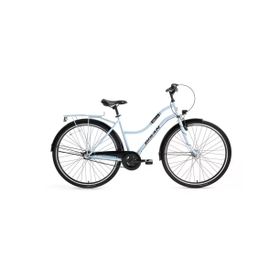 Bisan Bella 46 cm V 28 Jant 3 Vites Buz Mavi Siyah Kadın Şehir Bisikleti