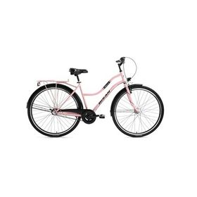 Bisan Bella 46 cm V 28 Jant 3 Vites Pudra Pembe Siyah Kadın Şehir Bisikleti