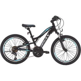 Bisan Buffalo 30 cm V 24 Jant 18 Vites Mat Siyah Mavi Çocuk Bisikleti