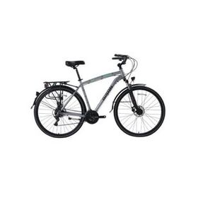 Bisan Comfortline 48 cm V 26 Jant 21 Vites Metalik Gri Yeşil Erkek Şehir Bisikleti