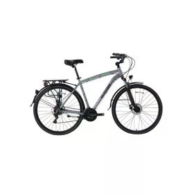 Bisan Comfortline 48 cm V 26 Jant 21 Vites Metalik Gri Yeşil Erkek Şehir Bisikleti