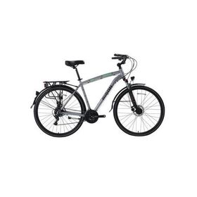 Bisan Comfortline 48 cm V 26 Jant 21 Vites Metalik Gri Yeşil Erkek Şehir Bisikleti