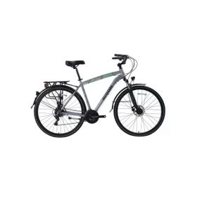 Bisan Comfortline 48 cm V 26 Jant 21 Vites Metalik Gri Yeşil Erkek Şehir Bisikleti
