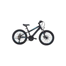 Bisan Cooper 30 cm HD 24 Jant 21 Vites Mat Siyah Mavi Çocuk Bisikleti