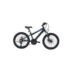 Bisan Cooper 30 cm HD 24 Jant 21 Vites Mat Siyah Mavi Çocuk Bisikleti