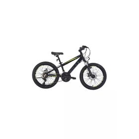 Bisan Cooper 30 cm MD 24 Jant 21 Vites Mat Siyah Sarı Çocuk Bisikleti