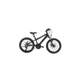 Bisan Cooper 30 cm MD 24 Jant 21 Vites Mat Siyah Sarı Çocuk Bisikleti
