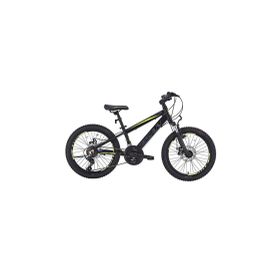 Bisan Cooper 30 cm MD 24 Jant 21 Vites Mat Siyah Sarı Çocuk Bisikleti