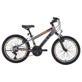 Bisan Cooper 30 cm V 24 Jant 21 Vites Füme Siyah Turuncu Çocuk Bisikleti