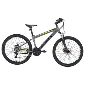 Bisan Cooper 35 cm HD 26 Jant 21 Vites Açık Gri Siyah Sarı Dağ Bisikleti