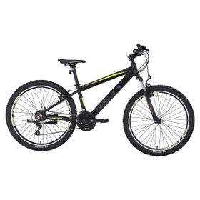 Bisan Cooper 35 cm V 26 Jant 21 Vites Mat Siyah Sarı Dağ Bisikleti