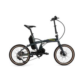 Bisan E-Folding Strike 20 Jant Gri Neon Sarı Katlanabilir Elektrikli Bisiklet