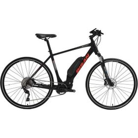Bisan E-Trekking 48 cm HD 28 Jant Mat Siyah Kırmızı Erkek Şehir Elektrikli Bisiklet