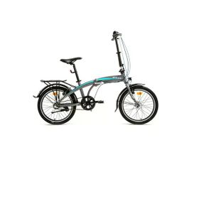 Bisan FX 3500-NX3 32 cm V 20 Jant NEX.3 Vites Metalik Gri Mavi Katlanır Bisiklet