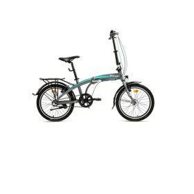 Bisan FX 3500-NX3 32 cm V 20 Jant NEX.3 Vites Metalik Gri Mavi Katlanır Bisiklet