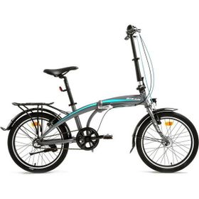 Bisan FX 3500-NX3 32 cm V 20 Jant NEX.3 Vites Metalik Gri Mavi Katlanır Bisiklet