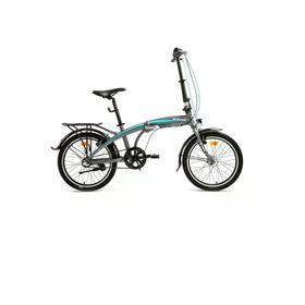 Bisan FX 3500-NX3 32 cm V 20 Jant NEX.3 Vites Metalik Gri Mavi Katlanır Bisiklet