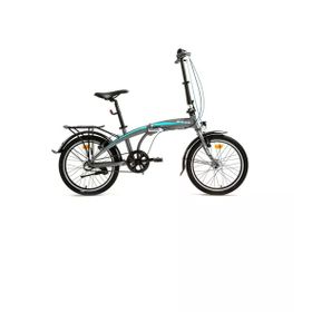 Bisan FX 3500-NX3 32 cm V 20 Jant NEX.3 Vites Metalik Gri Mavi Katlanır Bisiklet