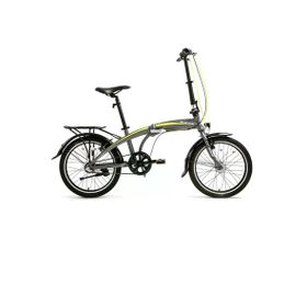 Bisan FX 3500-NX3 32 cm V 20 Jant NEX.3 Vites Metalik Gri Sarı Katlanır Bisiklet