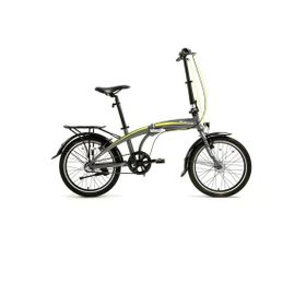 Bisan FX 3500-NX3 32 cm V 20 Jant NEX.3 Vites Metalik Gri Sarı Katlanır Bisiklet