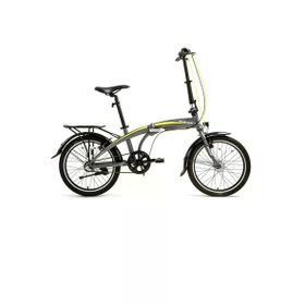 Bisan FX 3500-NX3 32 cm V 20 Jant NEX.3 Vites Metalik Gri Sarı Katlanır Bisiklet